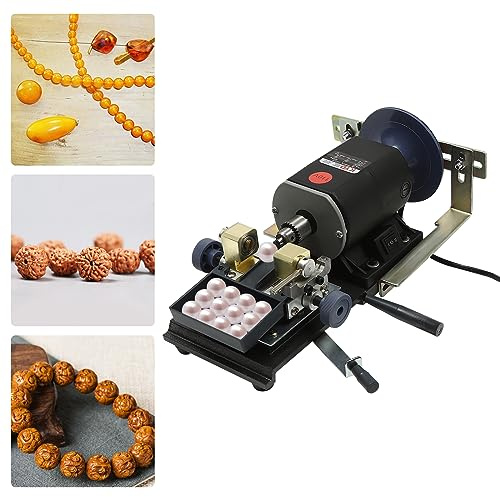 EEYBLAEEY Pearl Drilling Machine, Driller Full Set Drill Holder for Shell Coral Amber Stone Jewelry Tools 450W High-Power Pearl Holing Machine, High Efficiency Jewelry Making Supplies 110V