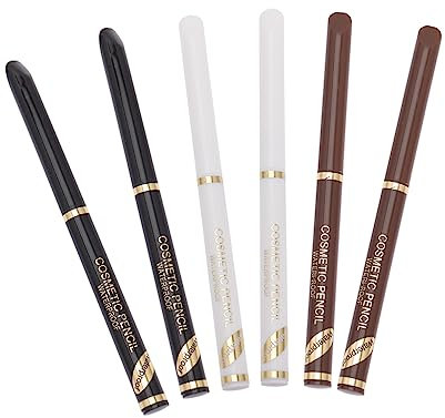 TOVINANNA Bartstift 6 Stück Herren Bartfüllstift Für Schnelles Färben Und Definieren Hautfreundlich in Schwarz Weiß Braun Bartpflege Werkzeug Für Präzises Styling Und Fleckenfreie Bartkonturen