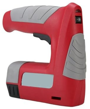 Grapadora neumática, grapadora eléctrica para tapicería Pistola de clavos eléctrica, grapa de muebles inalámbrica, pistola clavadora con batería de litio recargable, uso for carpintería