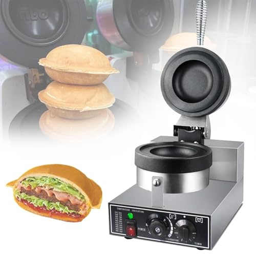 Pressa per hamburger, macchina per hamburger, stampo per hamburger, pressa per waffle per uso domestico, macchina per hamburger antiaderente elettrica, 110 V