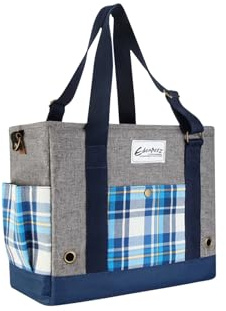 Galatée Hundetasche, Tragbare, Faltbare, Von Fluggesellschaften Zugelassene Katzentragetasche, Reisetasche Für Hunde, Haustiertasche Mit Sicheren Reißverschlüssen Und Atmungsaktivem Netz(Grau)