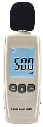 Decibelímetro Medidor De Puntuación De Ruido Digital Probador De Ruido Medidor De Volumen Y Nivel De Sonido Instrumento De Medición De Sonido