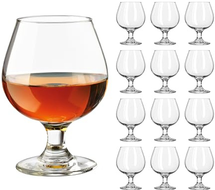 Libbey 70202 Verre à cognac, verre à whisky « EMBASSY », 340 ml, lot de 12