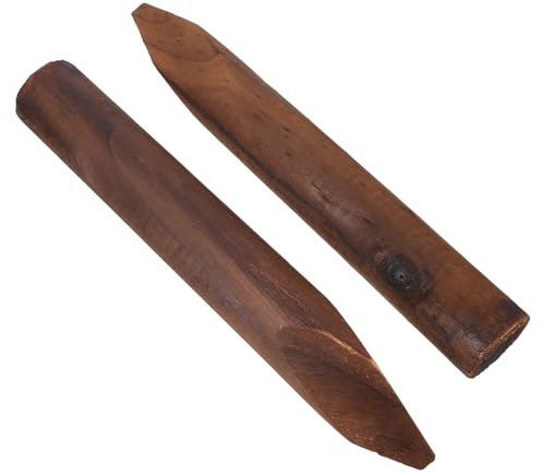 FUTUREORYY 2 Pezzi Recinzione in Legno Impregnato Staccionata da Giardino per Aiuola e Cortile Protezione per Prato e Piccoli Alberi per Sentieri e Aree Esterne Decorativi