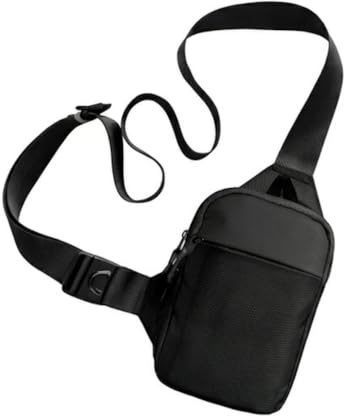 LINDOGEP Umhängetasche Unisex kleine Crossbody Bag Wasserfeste Brusttasche, Schultertasche für Reisen Joggen Fahrradfahren, Sling Bag mit Schlüsselband, Freizeit Tagesausflüge Outdoor Handytasche