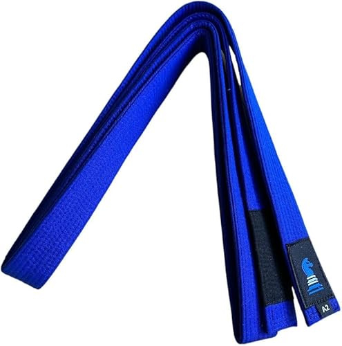 OSS Combat Sports BJJ Belt - Brazilian Jiu Jitsu Belt - Jujitsu Belt - IBJJF Approved - Limited Edition (Blue, A1)