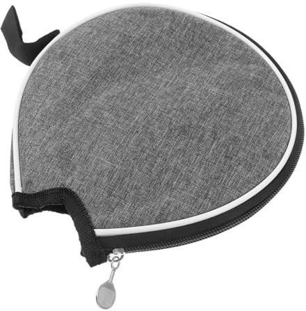 Homoyoyo Tischtennisschlägertasche Praktisch, Oxfordstoff Kompakt | Tasche für Tischtennisschläger, Schützt Schläger, Leicht zu Tragen, Graue Ausführung