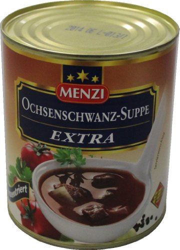 Menzi Ochsenschwanz-Suppe Extra, 1 x 800 ml Dose
