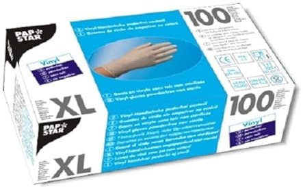 Guanti in vinile monouso in nitrile naturale XL non sterili 100St VE = 1
