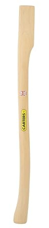 CARTERS - 540H30-30 x 2.1/4 Eye Hickory Felling Axe Replacement Shaft - Garden Tool, Axe Handle, Gardening Accessory