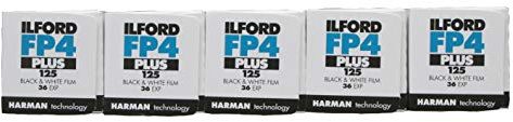 Ilford FP4+, 35 mm/36 Belichtungen, 5 Rollen
