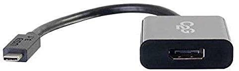 C2G/Cables to Go 29482 USB-C to Displayport Adapter Converter, TAA Compliant, Black