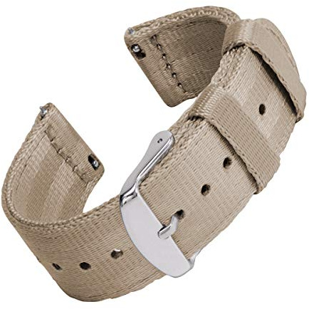 Archer Watch Straps - Premium-Uhrenarmbänder aus Nylon-Sitzgurtmaterial mit Schnellverschluss
