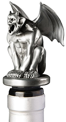 Stainless Steel Gargoyle Wine Aerator Pourer - Deluxe Decanter Spout for Robust Red and White Wine - Pour Amore Bottle Pourer/Stopper & Air Diffuser by Chris's Stuff