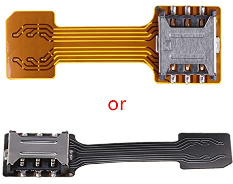 ZIRAN Adattatore Micro SD Ibrido a Doppia Doppia Scheda SIM per Telefono Android Extender Nano Mic