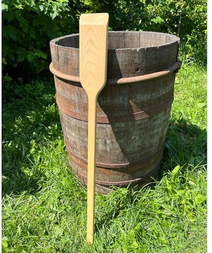 Giant Wooden Mixing Paddle 36-in Beech Heavy Duty - Made in Ukraine - Stirring Spatula for Brewing Handle Long Stir for Cooking Cajun Crawfish Boil Grill Mixing Camping in Big Stock Pots Brewing Beer