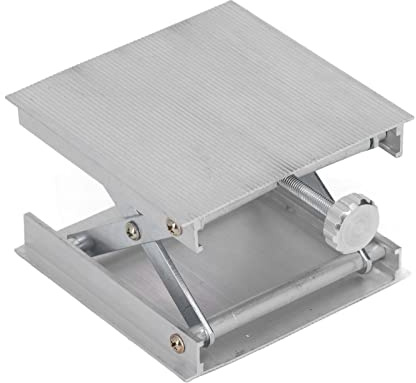 Pilipane Laborscherenwagenheber,Laborwagenheber, Laborständer, Aluminiumlegierung, Laborstützwagenheber, kleine Wagenheber zum Heben, manuelle Hebebühnen, für wissenschaftliche Experimente, Labor