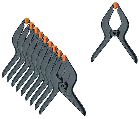 10x Federklemme 150mm | Klemmzwinge Leimzwinge Kleine Klemme | 10 Stück