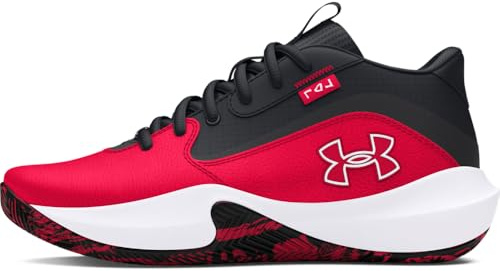 Under Armour Unisex Grade School Lockdown 7, (600) Red/Black/White, 5.5, US