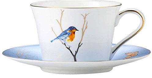 Tazza di Porcellana, Set di Tazze, Tazza da caffè Tazzine da caffè e piattini tè pomeridiano Inglese Party Set di Tazze da tè in Porcellana Bone China Set da caffè in Ceramica Bere Il tè profumato