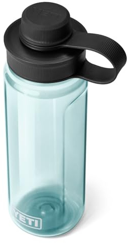 YETI Yonder Water Bottle with Leakproof Tether Cap, Lightweight and BPA-Free, Seafoam, 25 oz (750 ml)