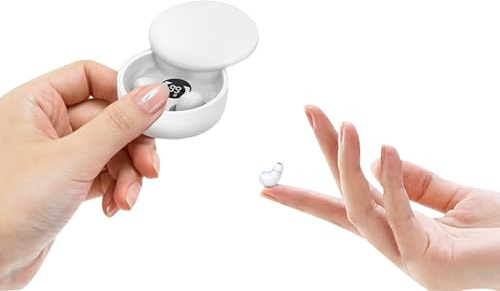 Mini unsichtbare Kopfhörer Bluetooth kabellos in Ear kleinste drahtlose schnurlose Ohrhörer Wireless Earbuds Headphones Ohrstöpsel für kleine Ohren Gehörgänge versteckt im Ohr Kopfhörer Earphones