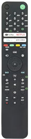 RMF-TX520E RMF TX520E Nouvelle télécommande Universelle de Remplacement | pour fit for Sony Smart TV XR55A80J XR-65A80J XR65A80J XR-77A80J XR55A84J XR-65A84J XR65A84J XR-55A90J XR55A90J