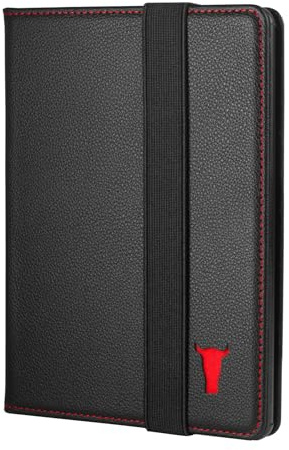 TORRO Echt Lederhülle Kompatibel mit Kindle Paperwhite, Kindle Paperwhite Signature Edition and Kindle Colorsoft Signature Edition 2024 Veröffentlichung (7 Zoll-Bildschirmgröße) - Schwarz