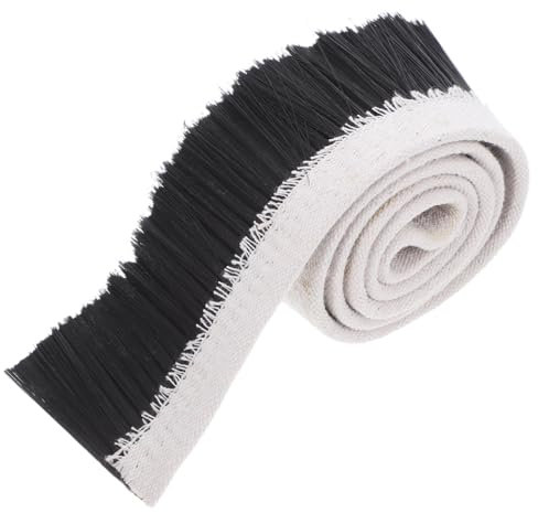 ELAYARD CNC Router Dust Shoe Brush for Woodworking Engraver Accessories Black 70mm Wide Nylon Dust Collection Strip for CNC Spindle Motor Vacuum Attachment