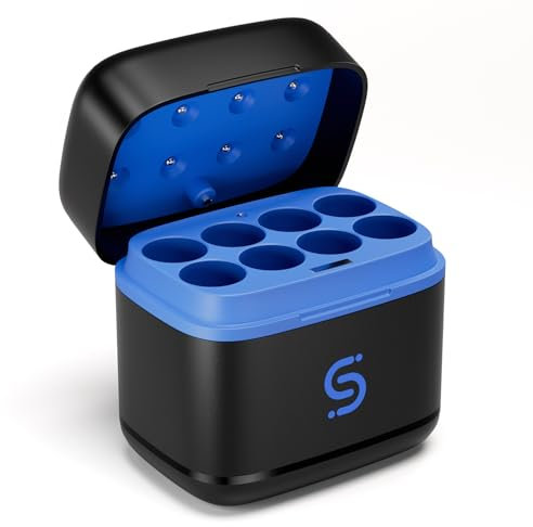 Caricabatterie AA per batterie NiMH e al litio, caricabatterie AA ricaricabile con ingresso di tipo C, caricatore con funzione di ricarica rapida da 5V 3A, caricatore ibrido AA a 8 slot