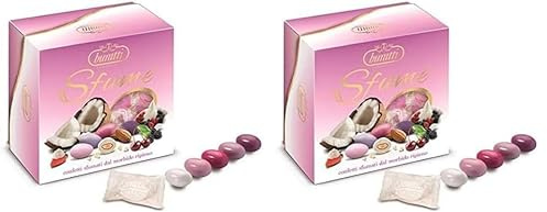 Buratti Confetti Tenerezze Vassoio Sfume Rosa - 0.50 kg (Confezione da 2)