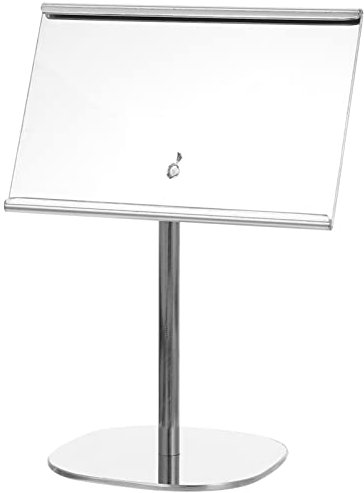 CIYODO Porta Carte Da Tavolo Per Hotel Robusto in Acciaio Inossidabile Clip Per Promemoria Porta Carte D'ordine Fondo Antiscivolo