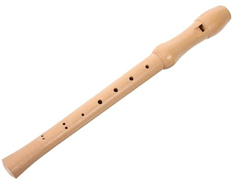 8-loch Sopranblockflöte, Beige, für Musikliebhaber | Musikinstrument zum Üben der Koordination, Leicht Spielbar, für Schnelles Erlernen