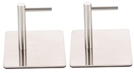 KICHOUSE Gancio Magnetico Per Frigorifero in Acciaio Inossidabile Gancio Antiforatura Forare Accessori Da Cucina Per Appendere Asciugamani e Utensili