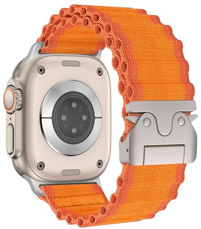 Correa para Apple Watch Ultra 2/3/1 49 mm 46 mm 45 mm 44 mm 42 mm 41 mm 44 mm 38 mm, Correas Deportivas De Nylon para Apple Watch Ultra（3/2/1 Serie 11 10 9 8 7 6 5 SE 4 3 2 1