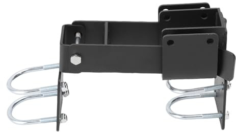 Fdit Double Gate Latch, Chain Link Fence Gate Latch Carbon Steel Strong Arm Gate Latch for 1.375in Round Tube Door Frame Use