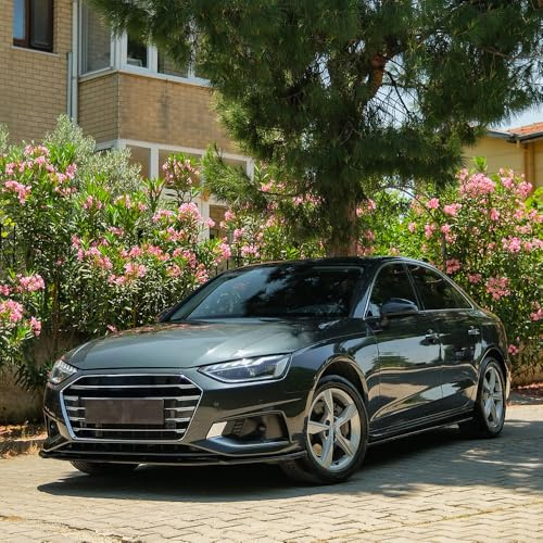 Frontspoiler kompatibel mit Audi A4 B9 Facelift 2019–2024 | kompatibel mit Audi A4 (B9) Limousine/Avant Facelift 2019-2024 exkl. S4/S-Line - Schwarz glänzend