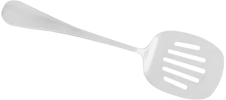 BESTYASH Espátula Ranurada de Acero Inoxidable para Servir Buffet, Pala para Alimentos Diseño Innovador y Fácil de Limpiar, Utensilio de Cocina Simple y Elegante