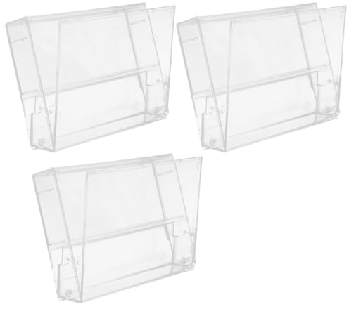 PAMINGONO 3 Pezzi Custodie per Cassette Audio in Polistirene Trasparente Scatole Rigide per Protezione e Organizzazione per Collezionisti Dj e Progetti DIY
