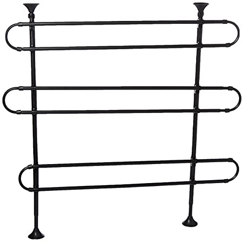 Midwest Homes for Pets Schutzgitter für SUVs, mit 6 Rohren, schwarz, Modell 11