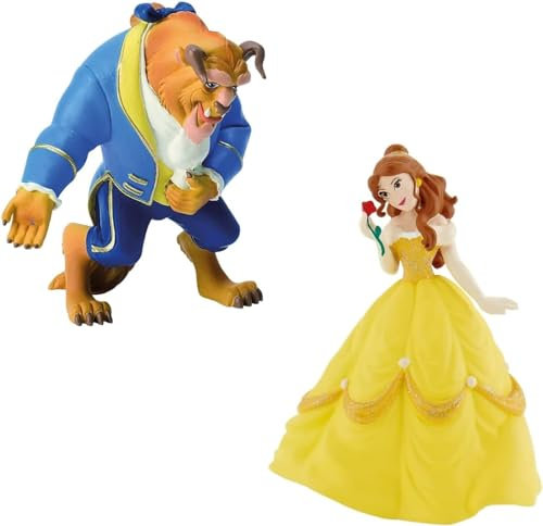 Bullyland Disney figuras de la bella y la bestia, gran para decoración de dulces