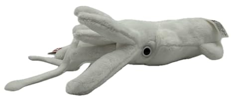 Cornelißen weißer Kuscheltier Tintenfisch L 24 cm Weiß Plüschtier Octopus Stofftier Kinder Geschenk