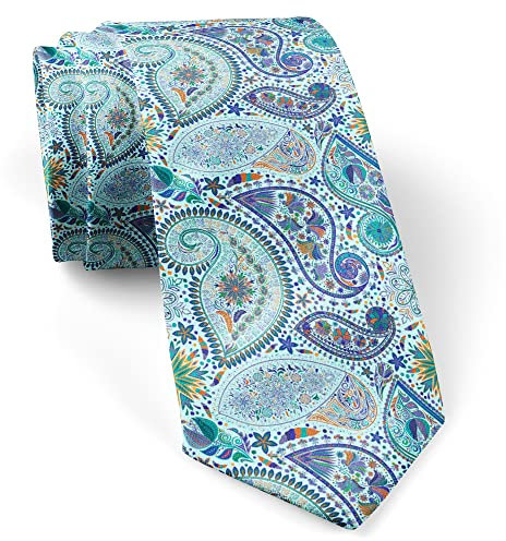 747 Pai-Sley Vintage Blumenmotiv Ethnisch Business Halstuch Casual Männer Krawatten Schmutzabweisend Herren Seidenkrawatte Für Business Hochzeit Festliche