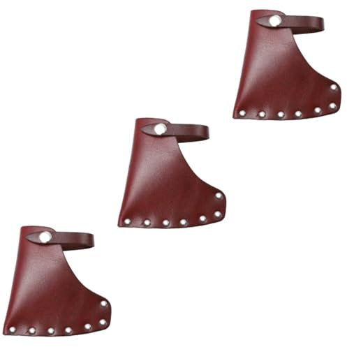 OSALADI 3stücke Tragbare Cowhide Schutzabdeckung Für Robuste Und Langlebige Hülle Für Und Schutz Für Outdoor-aktivitäten Und Holzbearbeitung