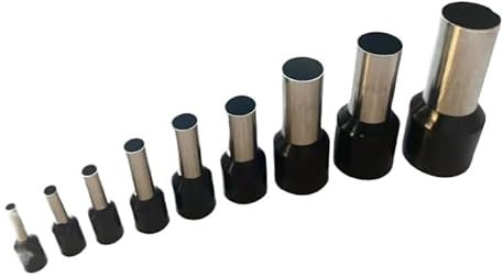 NWPNLXEA 100PCS 1.5mm²~50mm²#22~#1 Insulated Ferrules Cable Lug Single Wire Connector Crimp Terminal End Block E Models (2p,E4009)