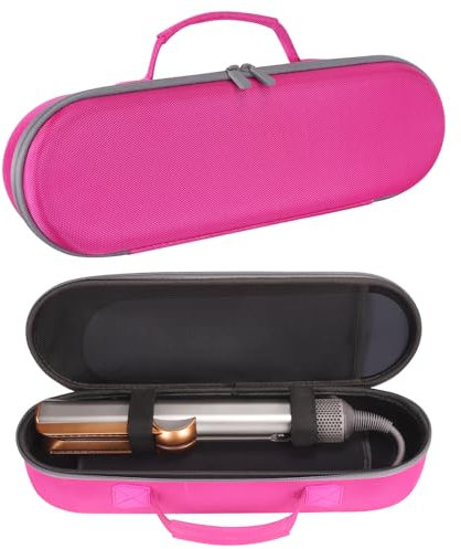 Mumlicha Funda Protectora para Plancha de Pelo Compatible con Dyson Airstrait, Bolsa de Viaje para Herramientas de peluquería, edición Morada