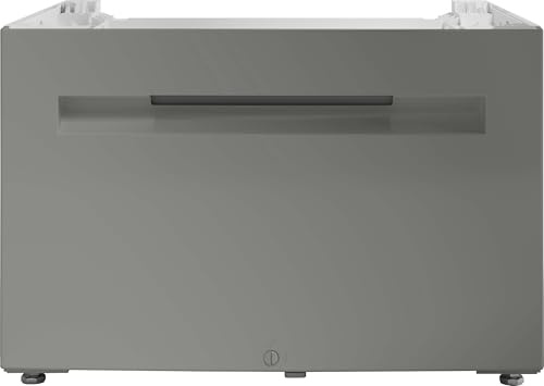Bosch WMZPW2XW - Pedestal para lavadoras con cajón, 40 x 60 x 57 cm, manejo cómodo, ahorro de espacio, color gris