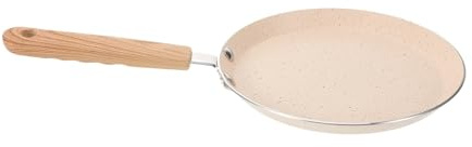Crêpière ronde antiadhésive de 28 cm, poêle à œufs multifonction for le petit-déjeuner et la cuisson des tortillas