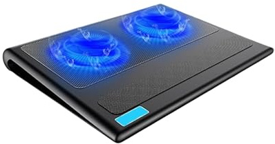 BABIBAOBEI Almohadilla de refrigeración con soporte ajustable para portátiles de 12 a 16 pulgadas: concentradores USB antideslizantes, soporte ajustable