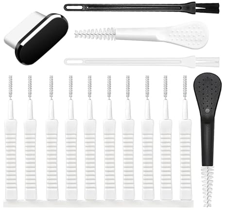 Kit de Limpieza para teléfono móvil: Mini Limpiador de cepillos | multifunción Pro Max, receptor de altavoz, diseñado, fácil de usar, simplemente inserta el puerto de carga, las áreas previst